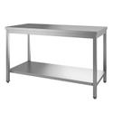 Gastro-Inox Werktafel van RVS met Onderblad, 1500(l)x600(d)x880(h)mm - 301.169