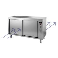 Verwarmde Roestvaststalen Pass Through Werkbank met Schuifdeuren 1800(l)x700(d)x880(h)mm - 302.073