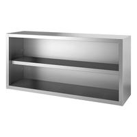 Gastro-Inox Open Wandkast van RVS, 2000(l)x400(d)x660(h)mm - 303.140