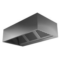 Gastro-Inox RVS Box Model Afzuigkap met Motor, 2500(l)x900(d)x450(h)mm - Gastro-Inox 306.143