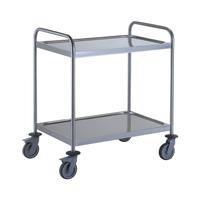 Serveerwagen 2 Bladen Roestvast Staal AISI 304 900x500mm - 307.111