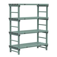REA Eurostelling 4 Schappen 1400(l)x600(d)x1750(h)mm, Gastro-Inox 308.162
