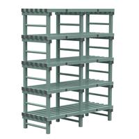 REA Eurostelling 5 Schappen 1500(l)x600(d)x1850(h)mm, Gastro-Inox 308.193