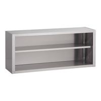 Gastro-Inox RVS Open Wandkast 1600(l)x400(d)x600(h)mm, Gastro-Inox 313.127