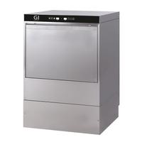 Gastro-Inox Vaatwasmachine Elektronisch Met Afvoerpomp En Zeepdispenser, 50x50, 400v, Gastro-Inox 400.108