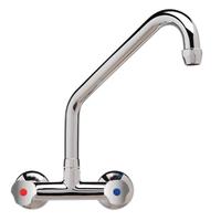 Gastro-Inox High Performance Duobloc Hoog Muurmodel 25(Ø)mm Mengkraan 300mm, Gastro-Inox 402.013