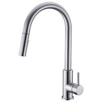 Monobloc Keuken Mengkraan met Uittrekbare Sproeikop Roestvast Staal AISI 304 - 402.302