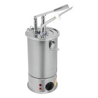 Dispenser Met Schuine Naald Spuitmond Voor het Injecteren van Warme Sauzen 0-120°c., Gastro-Inox 503.161