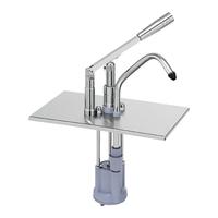 Sausdispenser Met Hevelbediening En GN 1/4 Bak Roestvrijstaal 18/10, Gastro-Inox 503.176