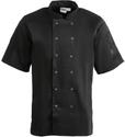 Whites Vegas unisex koksbuis korte mouw zwart XXL | A439-XXL