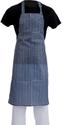 Whites waterdicht schort blauw-wit gestreept | A580