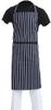Whites halterschort blauw-wit gestreept extra lang | A662