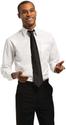 Unisex overhemd lange mouw | wit | maat S | Chef Works | A730-S