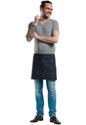 Chaud Devant Korte Sloof Multipocket Blue Demin - B538