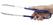Kleurcode Serveertang | Blauw | 29cm | Vogue | CB156 5