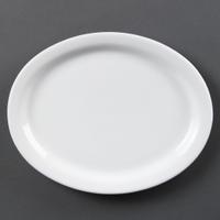 Olympia Whiteware ovale serveerschalen 25cm | CB477