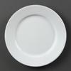 Olympia Whiteware borden met brede rand 20,2cm | CB479
