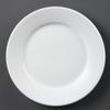 Olympia Whiteware borden met brede rand 23cm | CB480