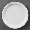 Olympia Whiteware borden met smalle rand 23cm | CB489