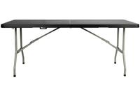 Bolero inklapbare tafel zwart 183cm | CB518
