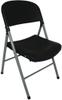 Bolero opklapbare stoelen zwart (2 stuks) | CE693