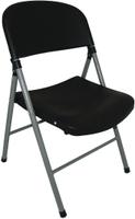 Bolero opklapbare stoelen zwart (2 stuks) | CE693