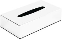 Bolero verchroomde rechthoekige tissue box | CF121