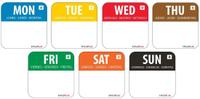 Vogue oplosbare voedselstickers set |  CF439