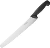 Hygiplas gekarteld bakkersmes 25,5cm zwart | CF895