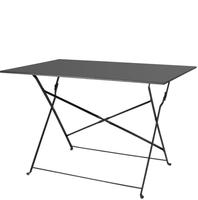 Bolero Pavement Style Klaptafel Zwart 1100mm X 700mm - Bolero CH968