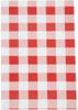 Rood geruit vetvrij papier | 19x31cm | CL658