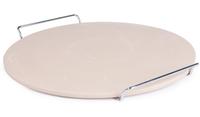 Ronde pizzasteen met metalen houder | CL714