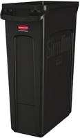Rubbermaid 1955959 Vented Slim Jim-afvalbak - kunststof | CP653