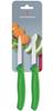 Victorinox Schilmesje Met Spitse Punt 8 cm Groen (2 Stuks) - Victorinox CU551