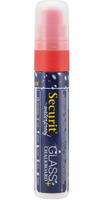 Securit Waterproof Krijtstift (Glas + Krijtbord) In Rood Met 7-15mm Penpunt - CU778