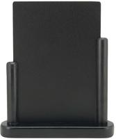Securit Elegant Medium Houten Tafelkrijtbord Met Zwarte Lakafwerking - CU903