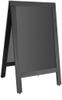 Olympia Stoepplank Zwart Houten Frame 500x850mm - CU992