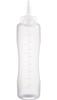 Araven transparante knijpfles 1ltr |  CW123