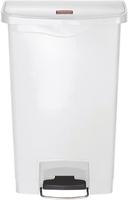 Rubbermaid Slim Jim Front Step pedaalemmer 50ltr wit - CW586