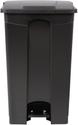 Jantex keuken pedaalemmer zwart 87ltr | CW724