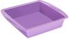 Hygiplas Flexibele Siliconen Vierkante Bakvorm - Paars (allergeen) - 245 X 245 mm - CX049
