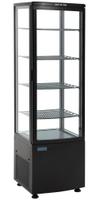 Polar C-Serie Energie-Efficiënte Koelkast met Gebogen Deur Zwart 235Ltr - CX573