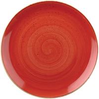 Churchill Stonecast Berry Red Evolve Coupe Bord 22 cm Pak van 12 - DB062