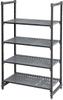 Cambro stelling 183cm hoog 4 planken - 54cm diep