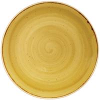 Churchill Stonecast Mustard Lotus Evolve Coupe Bord 26 cm Pak van 12 - DF785