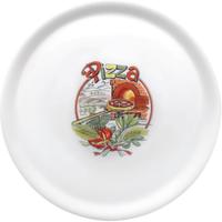 Saturnia porseleinen pizzaborden 31cm met "pizza"-decor | DJ956
