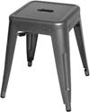 Bolero Lage Bistro Krukken Staalgrijs 4 Stuks - Bolero DM933