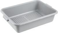 Vogue Edlp Plastic Perforated Storage Box Grijs - DN583