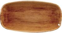 Churchill Stonecast Patina Vintage Copper Chefs Ovaal Bord 35.2 X 18.7 cm Pak van 6 - DR669
