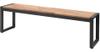 Bolero stalen en acaciahouten industriële banken 160cm | DS158